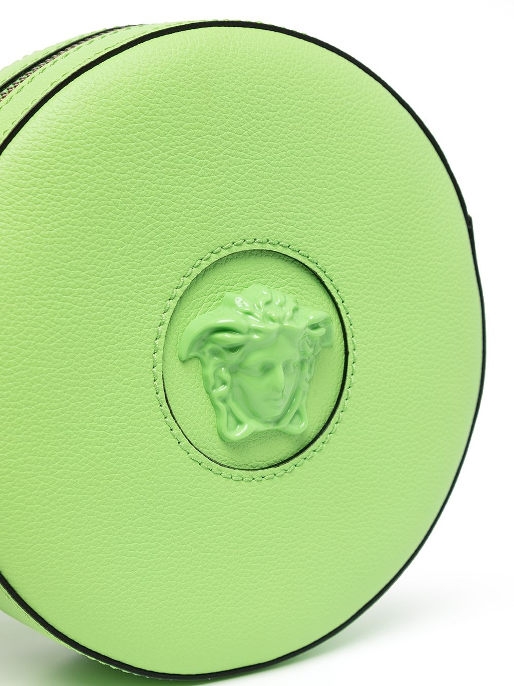 Versace Disco Medusa-Motif Crossbody Bag Green