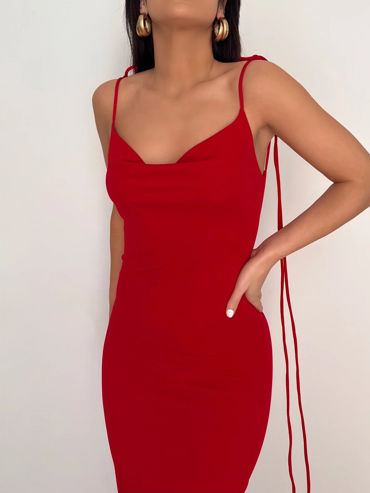 Melani the Label Amra Gown Red Size 8