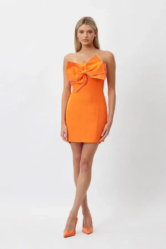 Bianca and Bridget Bow dress orange size 8